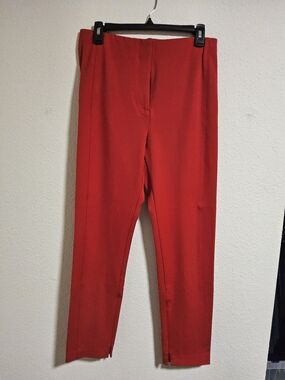 Ann Taylor Bright Red Tailored Pants NWOT